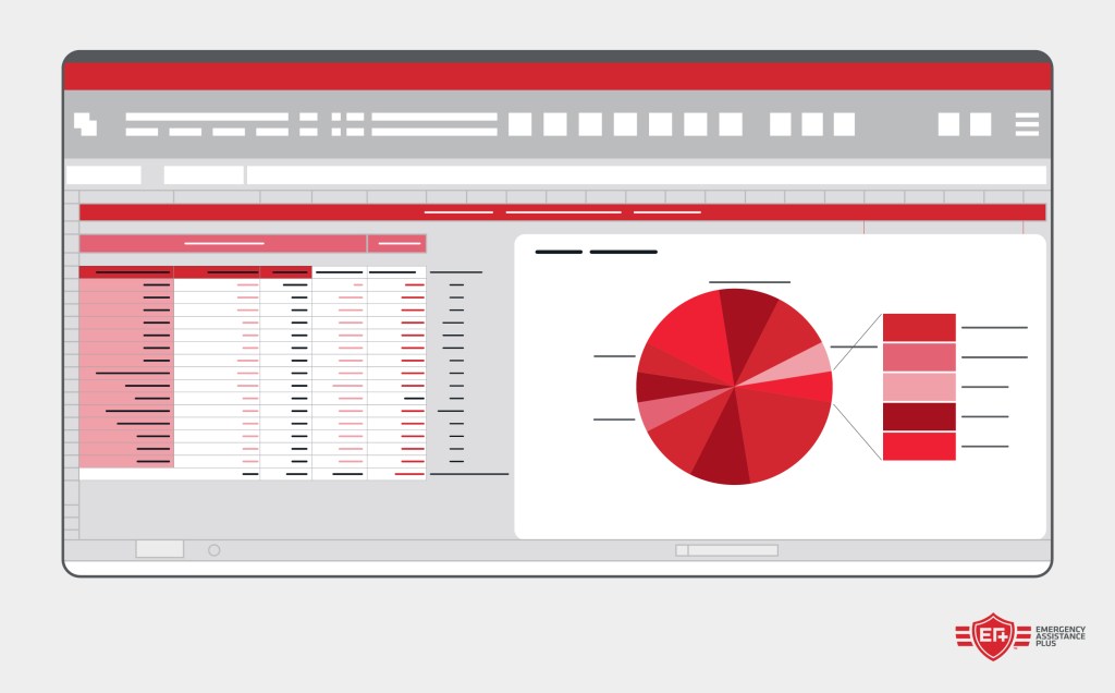 Example of excel spending spreadsheet