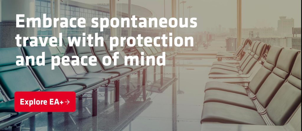 Embrace spontaneous travel with protection and peace of mind. Explore EA+